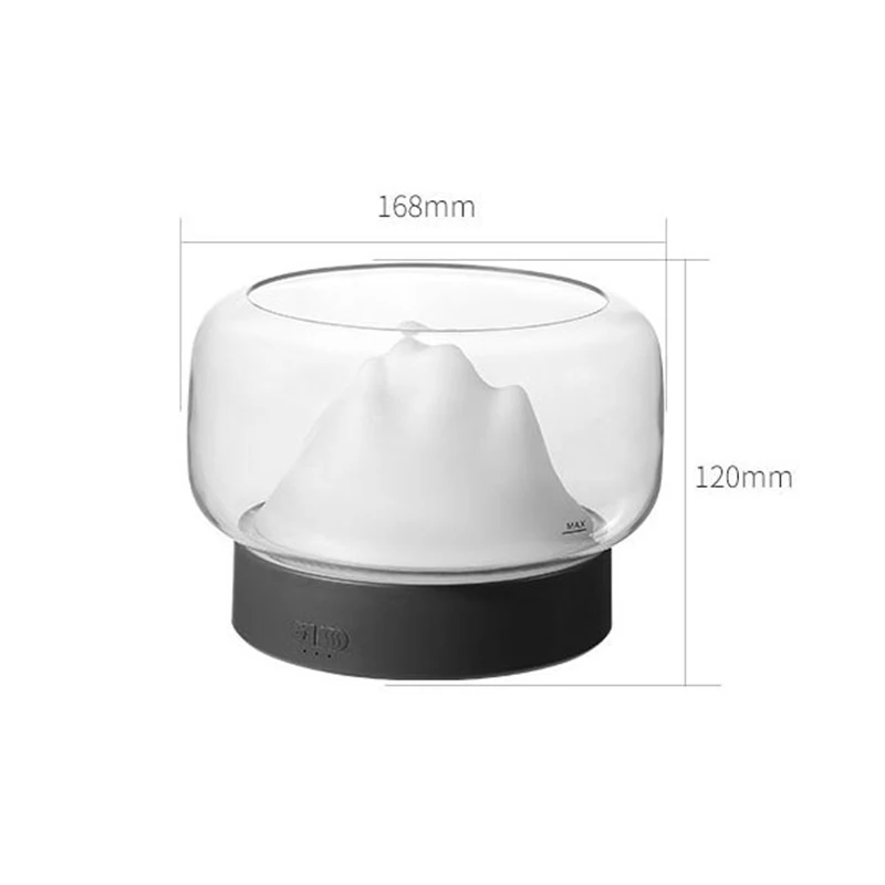 Mountain View Aromatherapy Machine Aroma Essential Oil Diffuser Ultrasonic Air Humidifier Home Office Moisturizing Nursing US Pl
