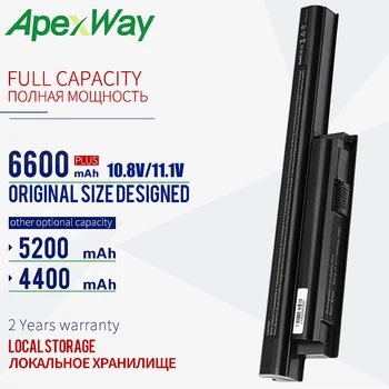 

ApexWay 6600mAh Laptop Battery For Sony Vaio bps26 VGP-BPL26 VGP-BPS26 VGP-BPS26A SVE14A SVE15 SVE17 VPC-CA VPC-CB VPC-EG VPC-EH