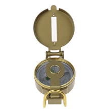 1 шт. компас призматический Прицельный военный аутентичный компас металлический ремешок линейка набор увеличительный стеклянный талреп принадлежности для кемпинга