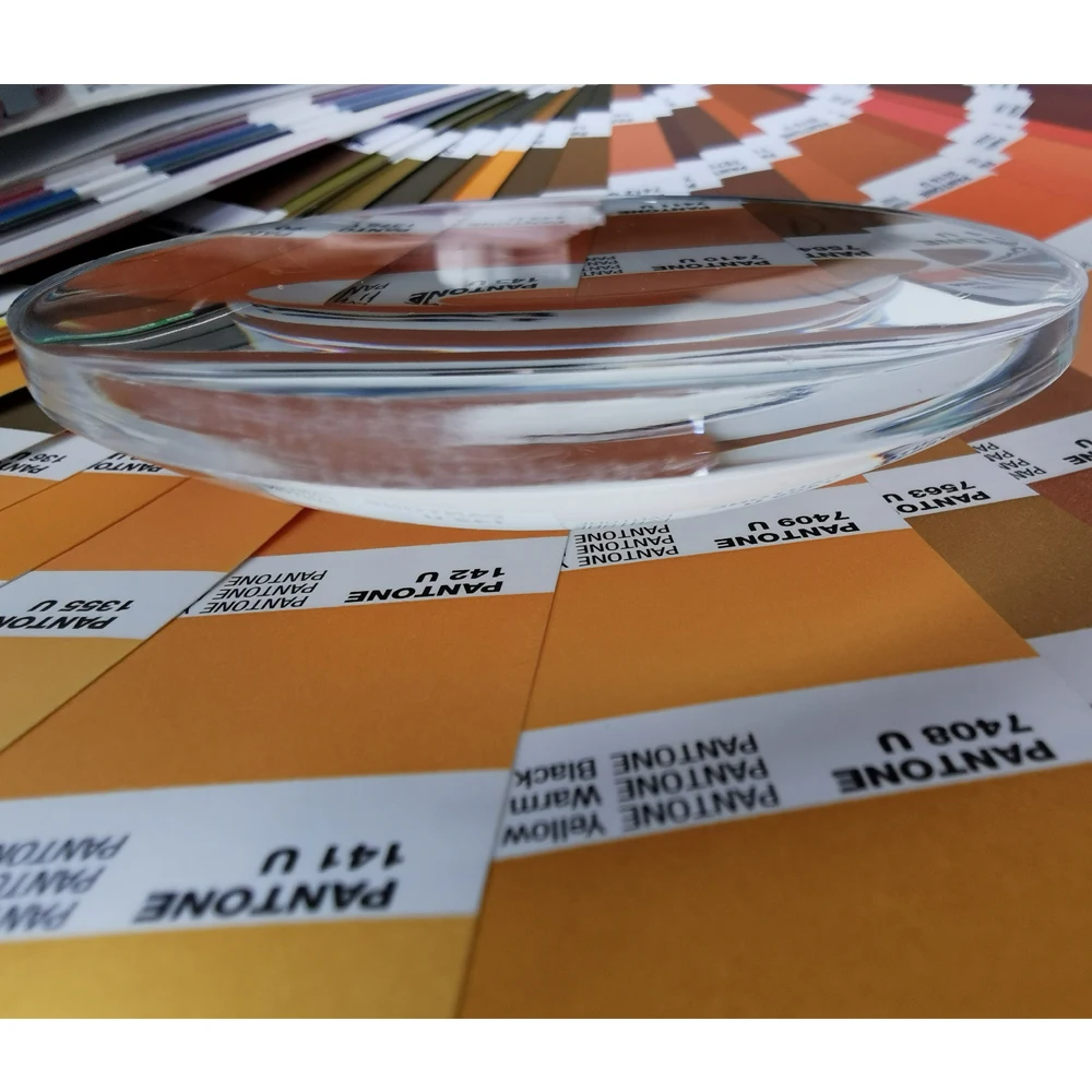 Customize printing convex lens beer pump front badge