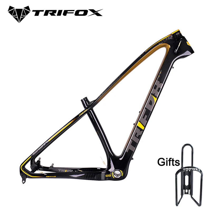 Excellent TRIFOX Carbon Mountain Bike Frame mtb 27.5/29er 31.6mm MTB carbon bicycle frame Mountain Bike Frame used for racing bike cycling 0 Excellent TRIFOX Carbon Mountain Bike Frame mtb 27.5/29er 31.6mm MTB carbon bicycle frame Mountain Bike Frame used for racing bike cycling 0