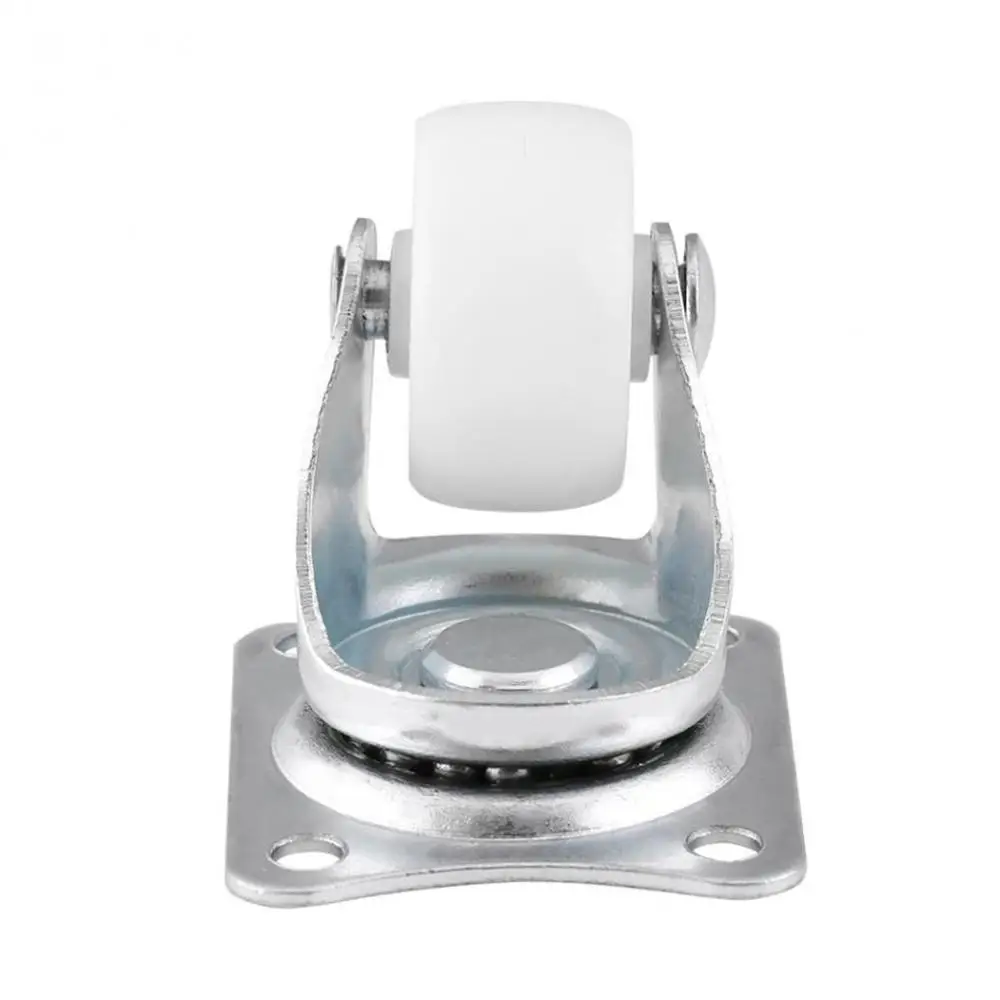

4 Pcs/lot Universal Swivel Casters Wheels White Roller Wheel For Furniture Trolley Chair Swivel Caster Wheel