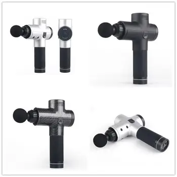 

Portable Massage Gun Muscle Massager Muscle Pain Management after Training Exercising Body Relax Slimming Pain Relief US EU Plug