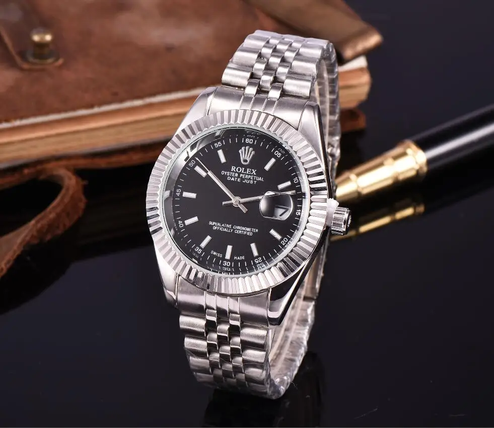 Новинка Лидер продаж высококачественные кварцевые часы Rolex для мужчин и женщин