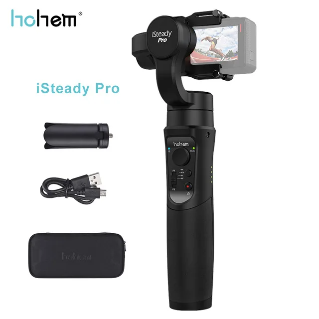 Hohem iSteady Pro/Pro2 шарнирный стабилизатор для камеры GoPro 3-Axis Ручной Стабилизатор для экшн-Камеры GoPro Hero 7/6/5/4/3 для sony RX0 для спортивной экшн-камеры SJCAM YI Action Камера - Цвет: ISteady PRO