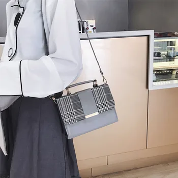 

New Vintage Women Girls Canvas PU Leather Handbag Shoulder Messenger Bag Satchel Tote Purse Bags