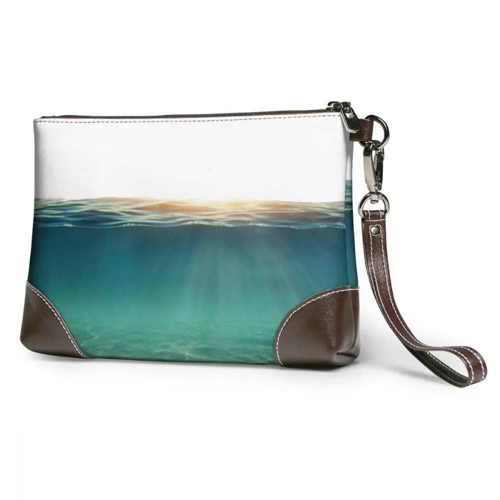 Leather clutch-16 Mr. Q Сумка-клатч с принтом Мужская/женская брендовая сумка на плечо из натуральной кожи роскошные женские сумки из воловьей кожи дизайнерские сумки на заказ - Цвет: Leather clutch-16