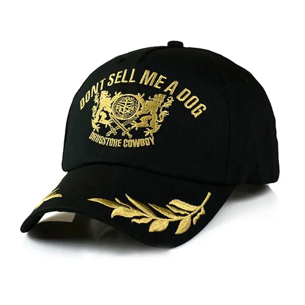 Spring and summer men's hats outdoor Korean fashion gold spike baseball cap | Аксессуары для одежды
