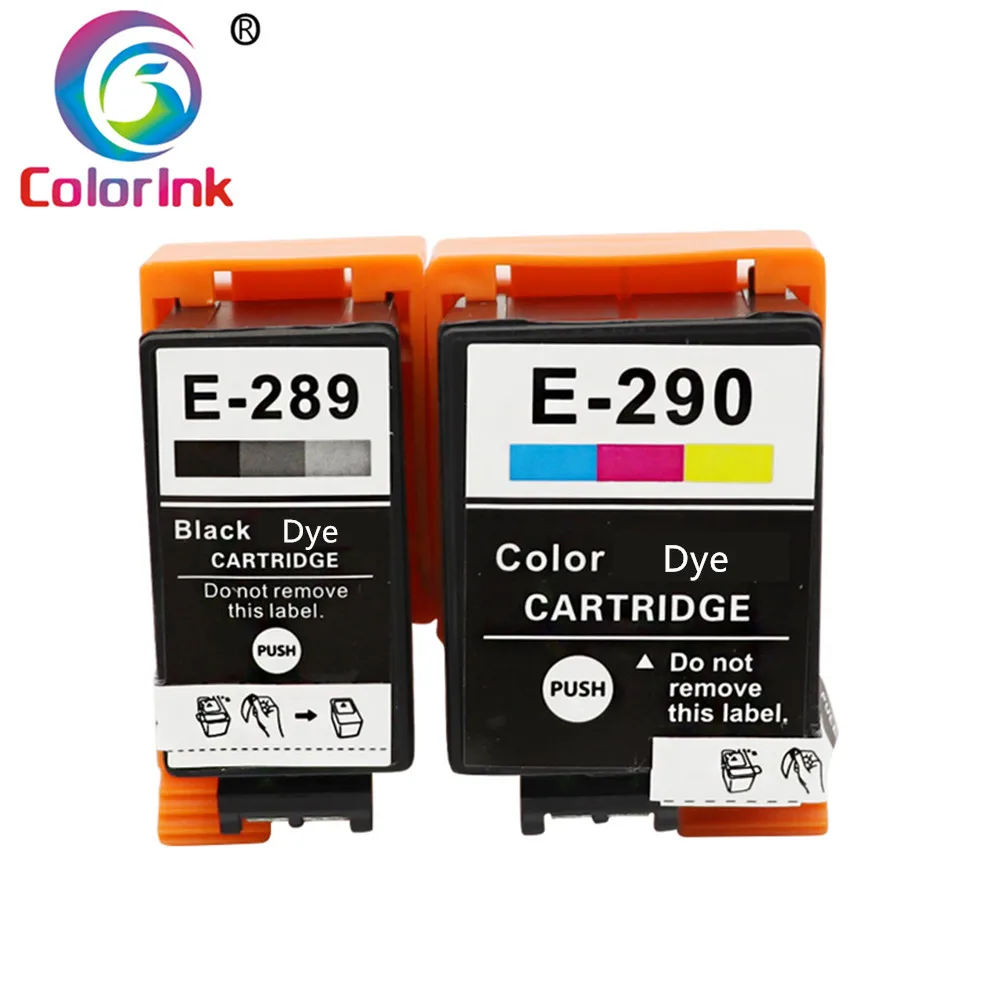 2 упаковки для Epson 289 290 T289 T290 чернильный картридж с чернилами inkfor WF-100 картриджи