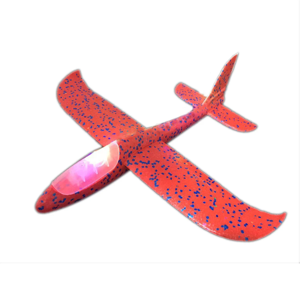 Hand throw airplane EPP Foam Outdoor Launch Glider Plane Kids Toys 48 cm Interesting Launch Throwing Inertial Model Gift funny