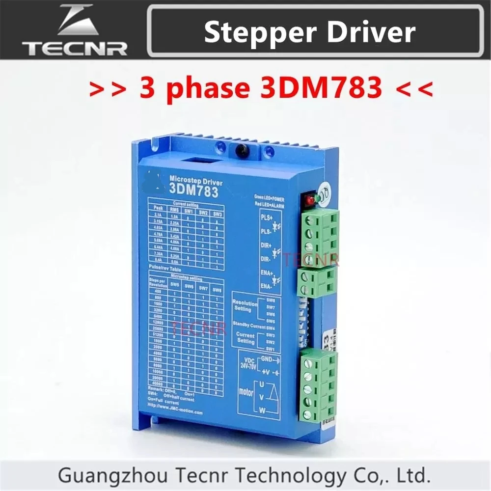 3DM783 3 фазы Драйвер шагового двигателя для 57 мм 86 мм Мотор 24-70VDC 5.9A