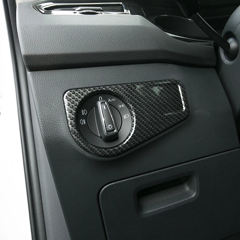 For-VW-Tiguan-mk2-2017-2018-ABS-Car-Accessories-Styling-Headlamps-Adjustment-Switch-cover-Trim