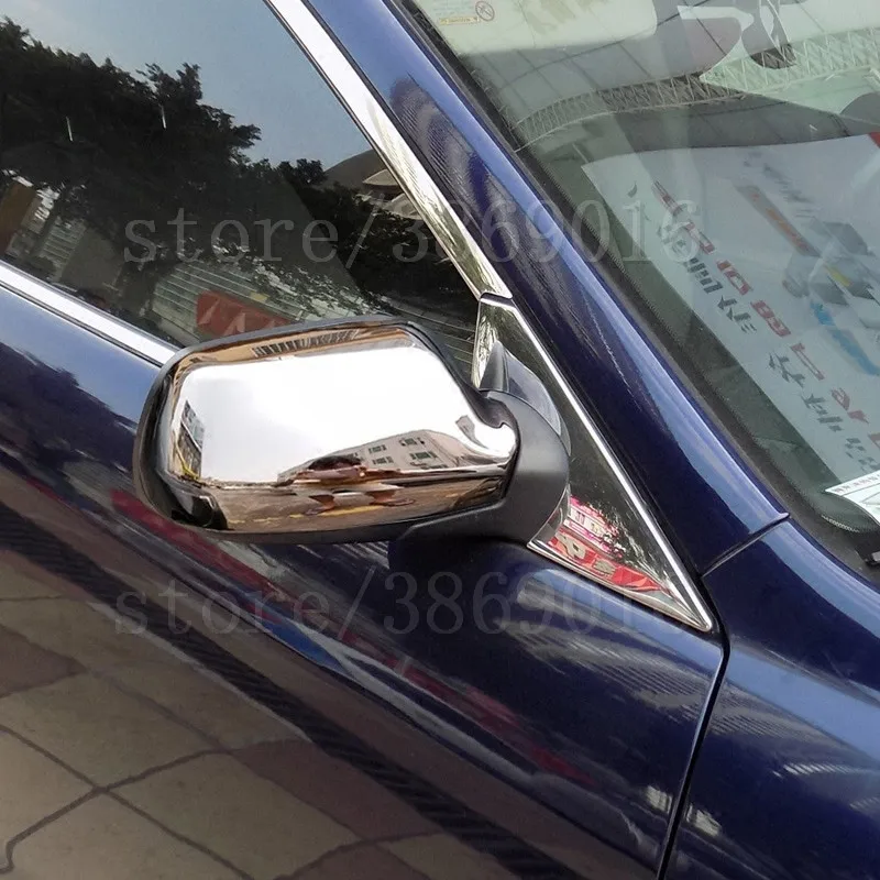 Для MAZDA 2 второго поколения 2007-2012 mazda 3 6 2003-2008 ABS Хромированная накладка на зеркало заднего вида автомобиля Накладка заднего вида зеркала