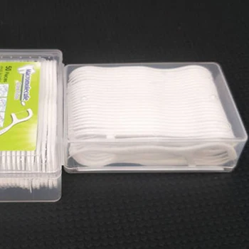 

50pcs/set Dental Floss Flosser Picks Teeth Toothpicks Stick Tooth Clean Oral Care 7.5cm