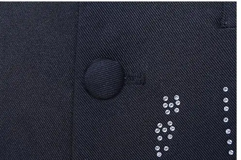 Diamond blazer men groom suit set with pants mens Chinese tunic suit costume singer dance stage clothing formal dress 999