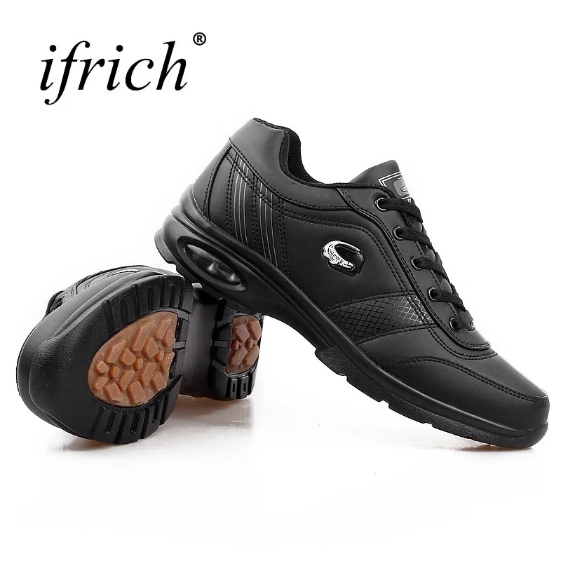 Лидер продаж 2019 мужская спортивная обувь Ifrich беговые кроссовки черные белые