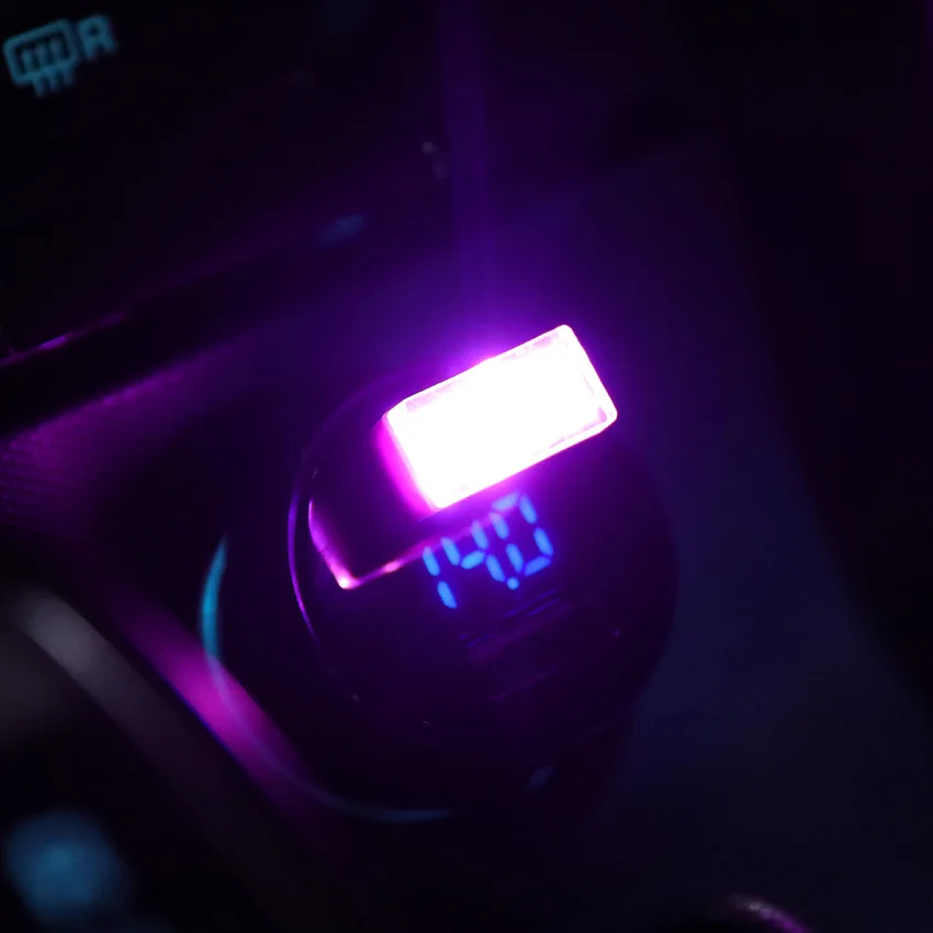 1 шт. мини USB декоративная лампа автомобильный LED атмосферный светильник s