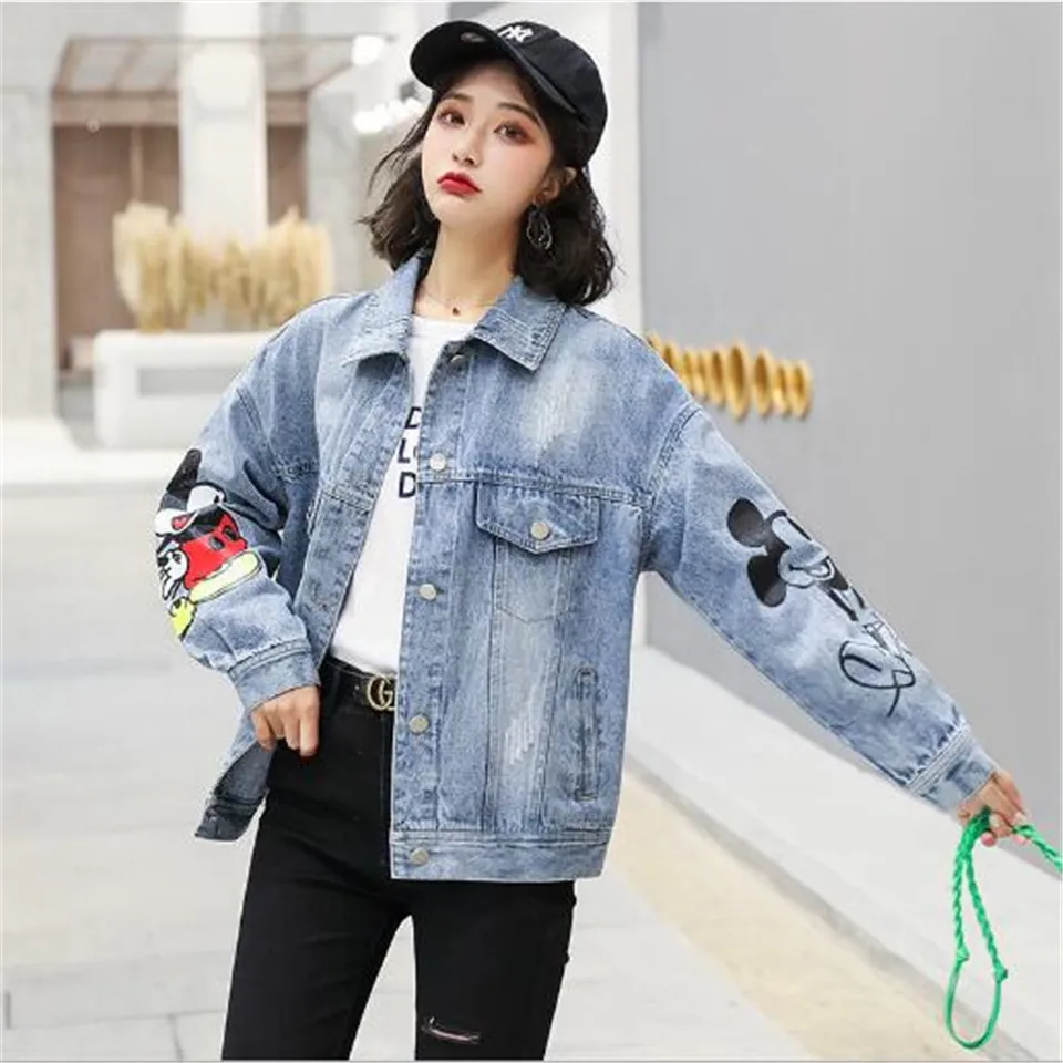denim short jacket for girl