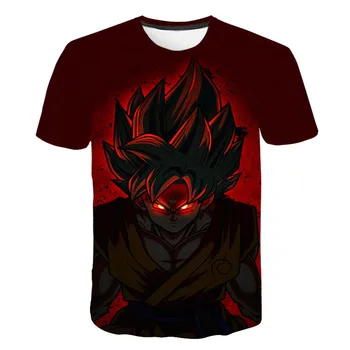 

Dragon Ball Z Goku T Shirt Kids 2019 Summer Boy Short Sleeve Shirt High Quality T-Shirts Cartoon Anime Top Tees 2019 new