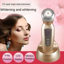 Ионный косметический инструмент, светодиодный фотонный светильник, терапия, уход за кожей лица, устройство для подтягивания лица, ионный массажер, косметическая машина