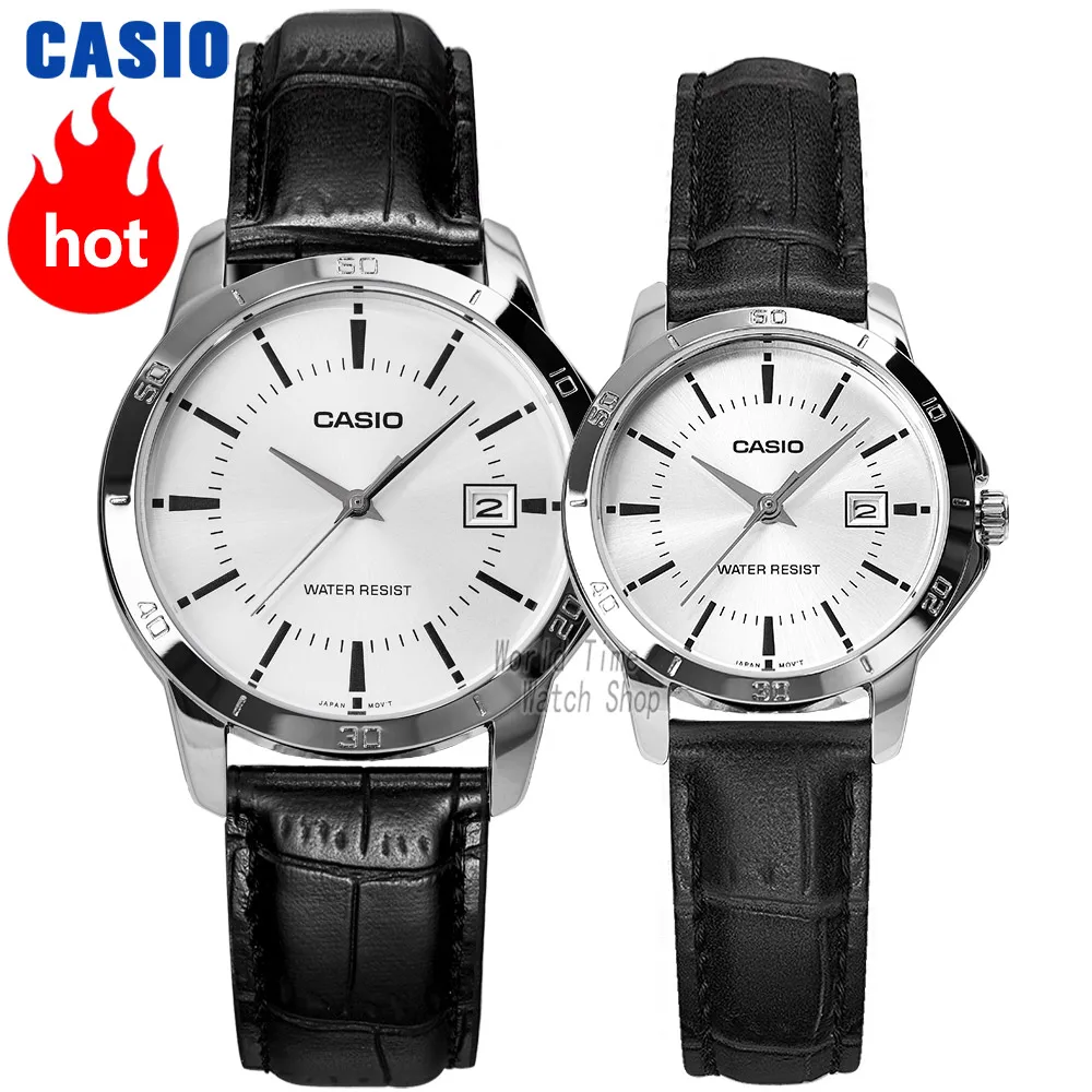 Мужские часы Casio Мужские часы Set Top Brand Роскошные женские часы Кварцевые наручные часы Спортивные мужские часы Водонепроницаемые женские часы Luminous Pair Design Model relogio feminino masculino reloj hombre - Цвет: MTPV004L7ALTPV004L7A