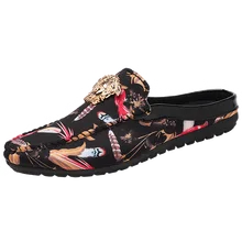 Мужская обувь; Повседневные Удобные парусиновые воздухопроницаемые тапочки; молодежные мокасины в новом стиле