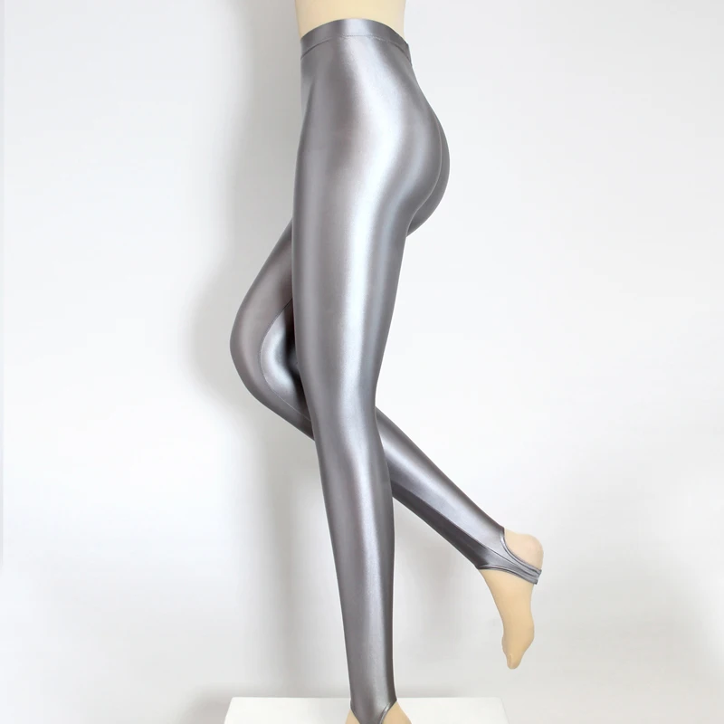 Glossy OPAQUE Shiny Tights Sexy Shiny Yoga Leggings For Women