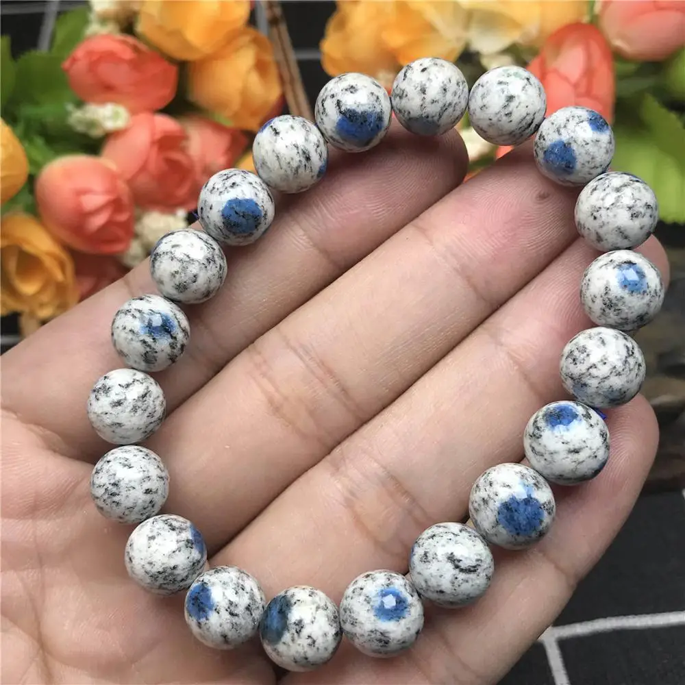 9mm Genuine Natural K2 Jasper Volcanic Stone Bracelet For Women Man Stretch Gemstone Crystal Round Beads Fashion Jewelry AAAAA