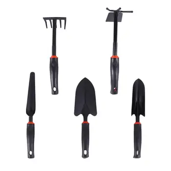 

5Pcs Gardening Tools Set Gardening Shovel Five Toothed Rakes Dual Outdoor Hoe Gardening Tools