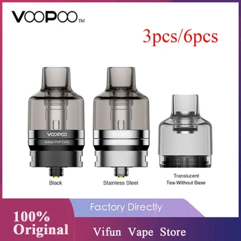 

Original VOOPOO PnP Pod Tank 4.5ML Atomizer with PnP-VM1 VM6 Coil for all Pnp Coil for Drag X Drag S 510 Thread E Cigarette Mod