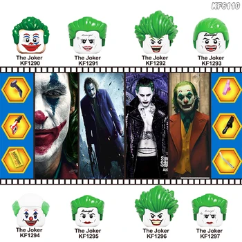 

Heroes Building Blocks Famous Movie Bricks Joker Clown Pennywise Redux Freakazoid Figures For Children Toys KF6110