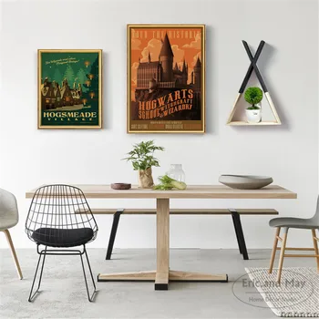 

Hogwarts School Hogsmeade Tour Posters And Prints Canvas Painting Pictures On The Wall Vintage Art Decorative Home Decor Plakat