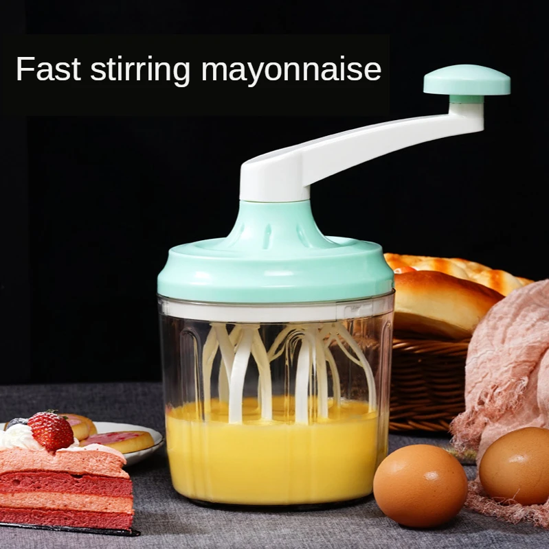 

Egg whites hairdryer Home hand-shake whipped cream hairdryer Kitchen manually rotates blender baker cooking tools
