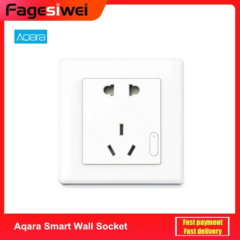 Aqara умная настенная розетка ZigBee, беспроводная настенная розетка, переключатель для работы, комплекты для умного дома, приложение Aqara умная настенная розетка ZigBee, беспроводная настенная розетка, переключатель для работы, комплекты для умного дома, приложение