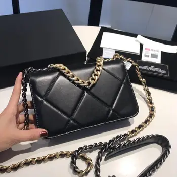 

2020 Luxury Women shoulder bag Genuine Leather calfskin mini size Women Handbags caviar leather bucket black bag