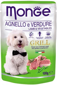 

MONGE MONGE DOG GRILL POUCH for adult dogs with lamb and vegetables 100g