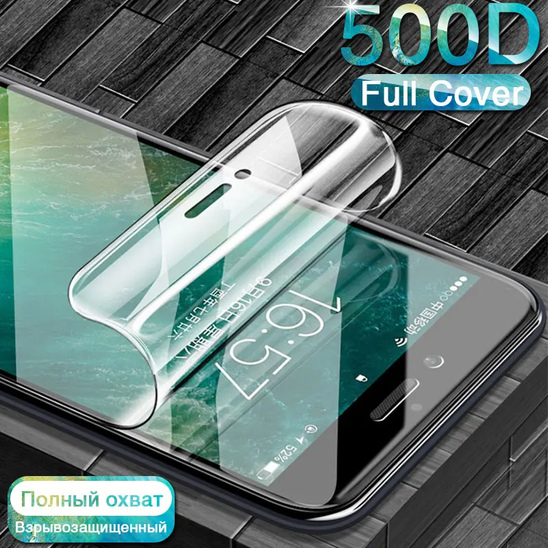 

500D Screen Protector Hydrogel Film for iphone 6S 6 7 8 Plus Film On iphone X XS MAX XR 11PRO MAX protection Soft film Not Glass