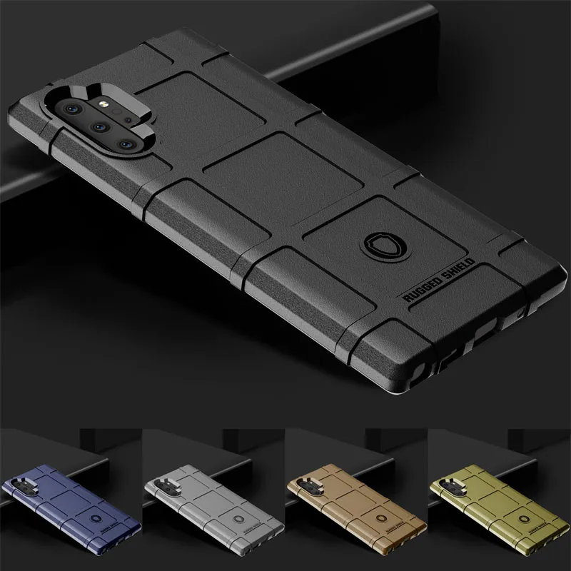 

Heavy Armor Hard Case For Samsung Galaxy Note 10 Pro Bumper Silicone Heavy Shockproof For Galaxy Note 9 8 Cover
