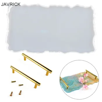 

Rectangle Epoxy Resin Mold Irregular Tray Large Silicone Mold for Resin Tray