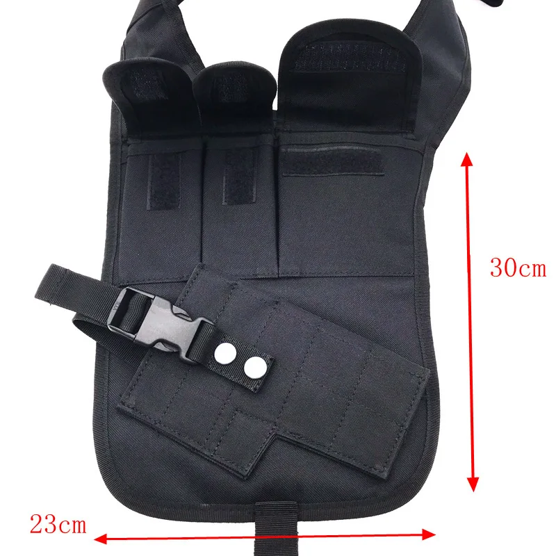Наружная тактическая сумка, скрытая походная сумка под плечо, шлем, одиночная Военная страйкбольная сумка на плечо с дополнительным охотничьим пистолетом Holste