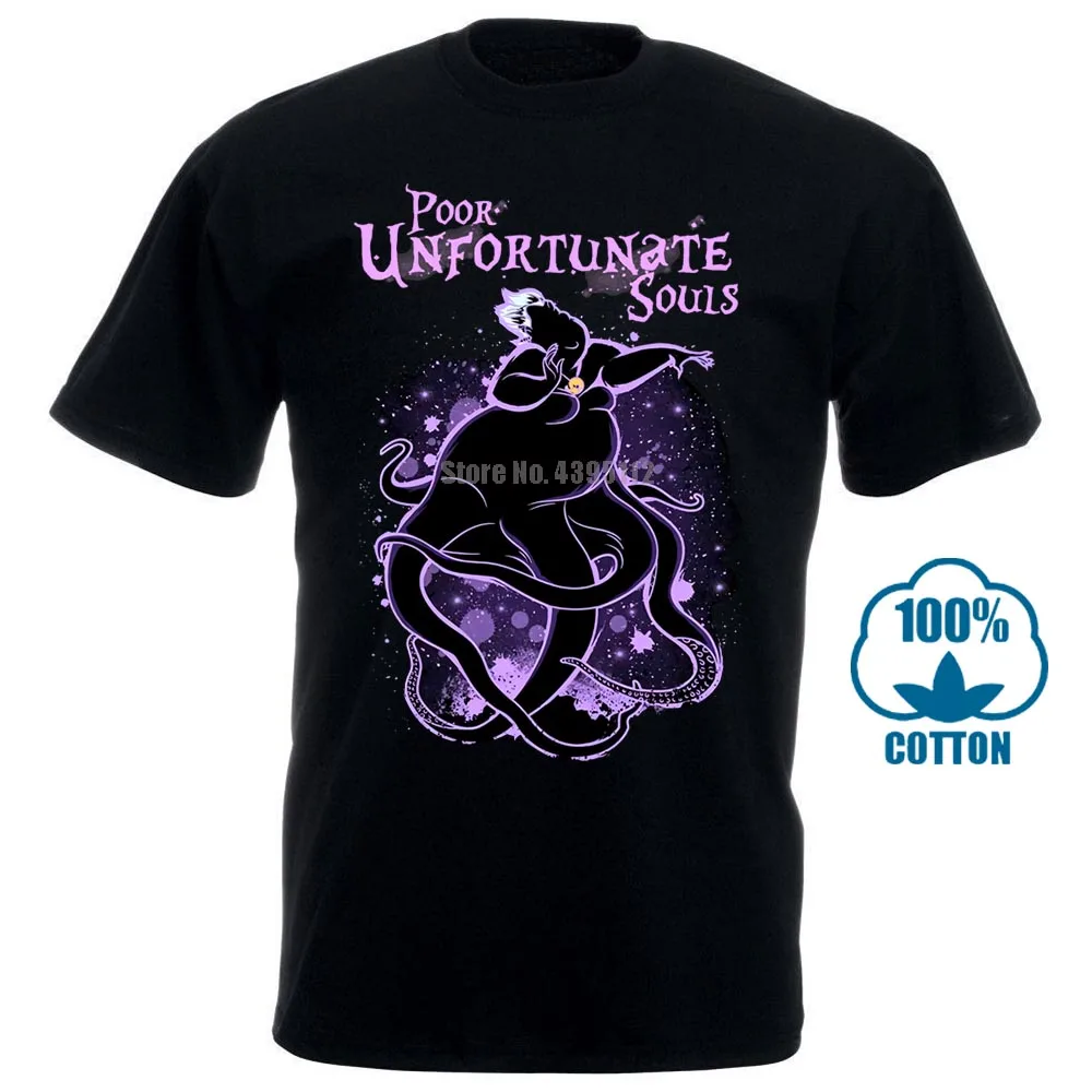 

Ursula The Little Mermaid Poor Unfortunate Souls T Shirt Black Cotton Men S 5Xl
