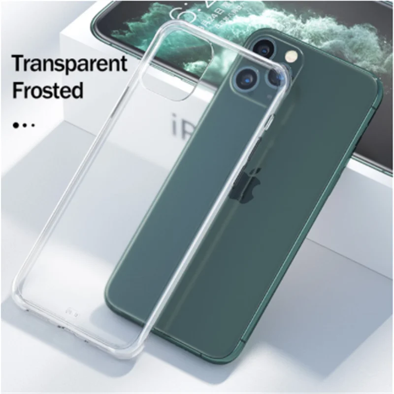 Матовый чехол для телефона для iPhone 6 6S 7 8 Plus X XS Max XR прозрачный для iPhone 11 Pro Max чехол для телефона прозрачный - Цвет: Teansparent froseed