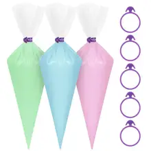 Производители в настоящее время доступны средний и маленький PE украшения мешок Толстый 7 Шелковый торт украшения мешок силикон Ca