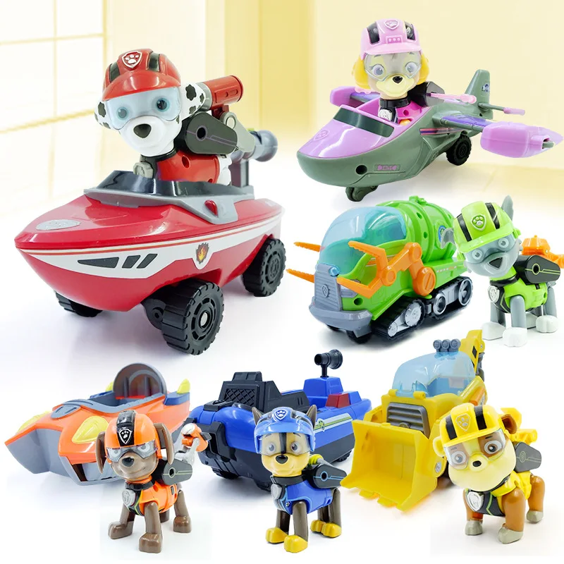 

Paw Patrol puppy action toys for child Anime Figure Children Toy Birthday Fashion Gift Cartoon Chase Skye Christmas Kids Gifts
