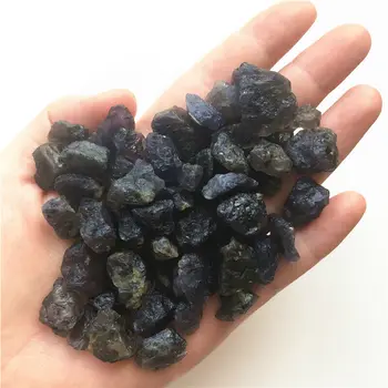 

100g Top Quality Natural Raw Rough Iolite Crystal Water Sapphire Cordierite Mineral Rough Gemstone Rock Specimens Wholesale