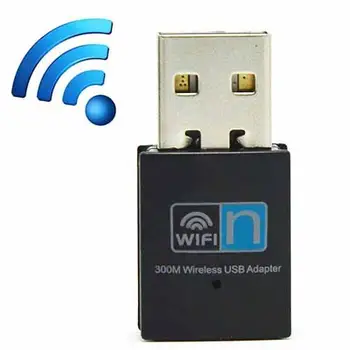 

USB WiFi Adapter USB Ethernet WiFi Dongle 300Mbps Lan USB Wi-Fi Adapter PC Wi Fi Receiver AC Wireless Network Card