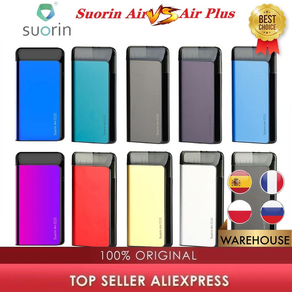 Комплект для вейпа Suorin Air Plus фирменный набор аккумулятор 930 мА·ч под 3 5 мл сравните