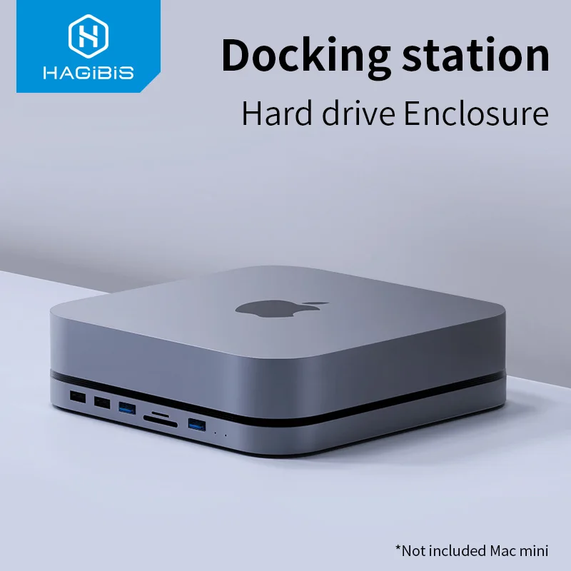 Хагбис USB C концентратор с SATA корпус жесткого диска для Mac mini 3 0 2020 новый M1 Type SSD