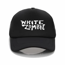 Модная шапка с сеткой белая бейсбольная кепка с принтом зомби для мужчин и wo мужская летняя трендовая Кепка новая молодежная Джокер Солнцезащитная шляпа пляжный козырек шляпа