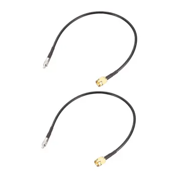 

uxcell SMA Male to TS9 Female RF Coax Cable RG174 Antenna Cable 10 Inch 2pcs